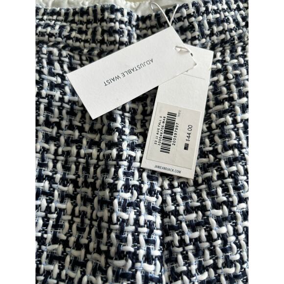 Janie and Jack Girls Size 12 Tweed Shorts (black and white) NWT - Picture 3 of 4